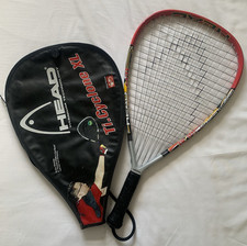 Head Racquetball Racket Ti. Cyclone XL w/ Cover Titanium Technology 3 5/8 IRT VG