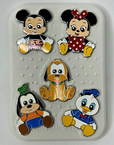 Disney baby glitter pin set - disney,