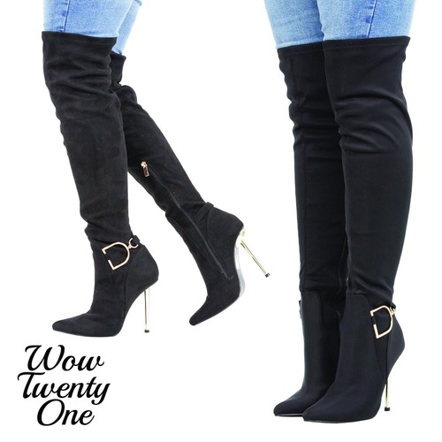 Ladies womens thigh high - womens,