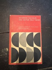 Vintage 1966 Advanced Calculus & Vector Field Theory Urwin mathematics book