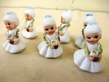 Antique Doll Frozen Charlotte Miniature All Bisque Dollhouse China Head Germa F2