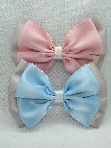 Satin bow for baby pram - satin,