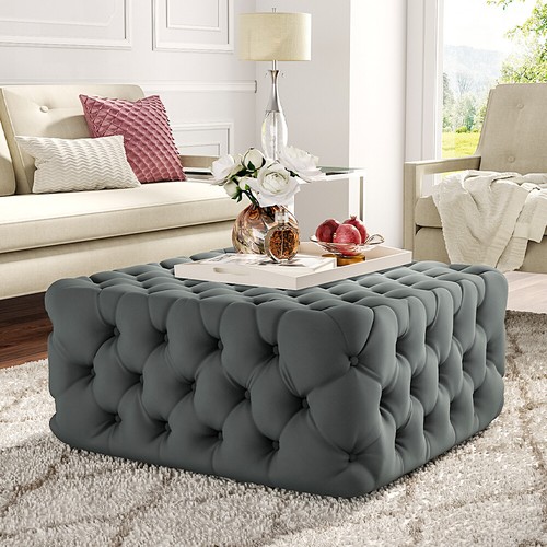 Extra large square velvet - square, deep