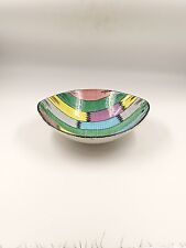 Vintage Schramberg Germany Riva Multicolor Ceramic Cup 70s 80's Pop