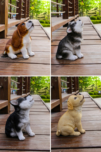 Howling dog puppy garden - dog,