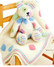 2 Patt. Baby Toy Spotty Teddy