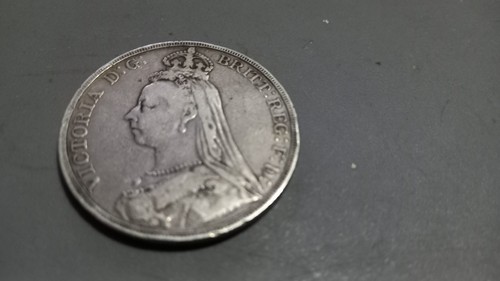 Victoria crown 1889 5 - 1889, (92.5%