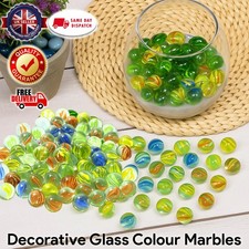 78pcs Coloured Glass Marbles