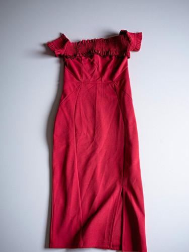 Lipsy london red off - red, shoulder