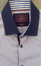 Hawes & Curtis Mens Navy Pin