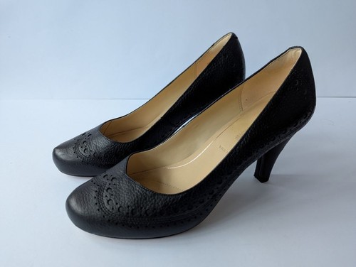 Clarks wide fit black leather - wide,