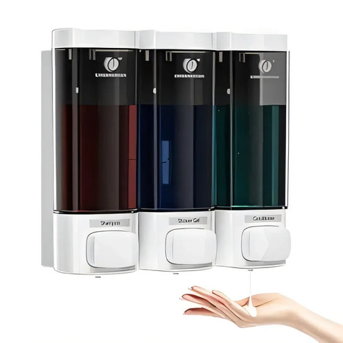 3xwall mounted shampoo - mounted, and
