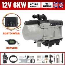 12V 6KW Petrol Diesel Water Heater w/ Remote Control Water Pump For Car Boat RV