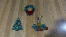 (3) Vintage Stained Glass