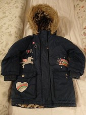 Blue Zoo Girls Coat Aged 5-6