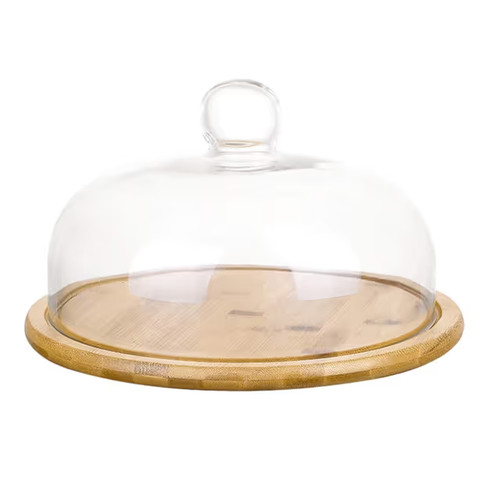 Cabilock glass cake stand - 7",
