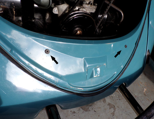 Beetle 1954 rear - vw,