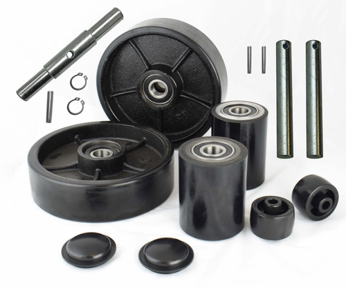 Pallet jack truck poly wheels - pallet, jack/truck