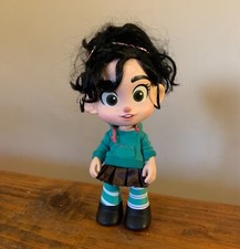 Disney Bandai Wreck It Ralph Vanellope Von Schweetz Talking Plastic Doll