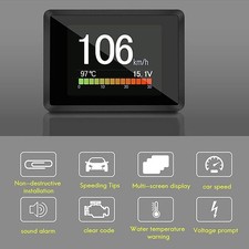 Wireless Vehicle Speed Fuel Consumption Gauge Display OnBoard Computer