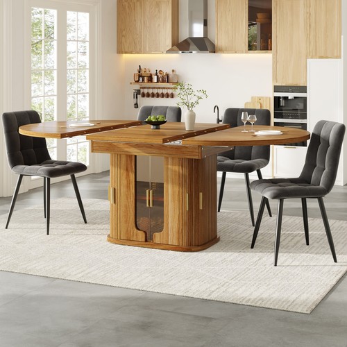 Extendable round oval - round,