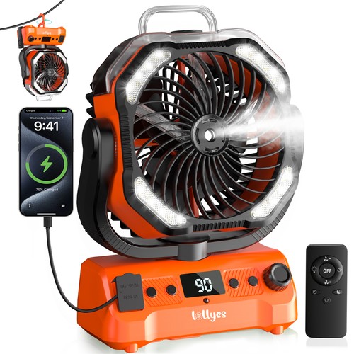 Portable camping fan - portable,