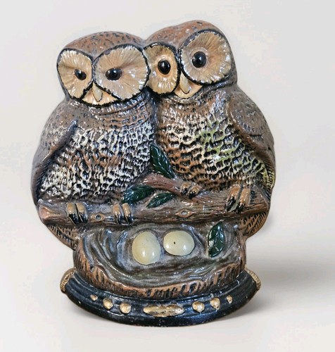 Vintage cast iron owl door - vintage,
