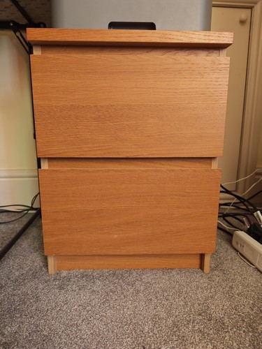Ikea malm drawer bedside - ikea, 2-drawer