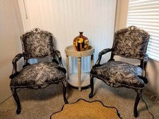 Vintage Louis XV style blk