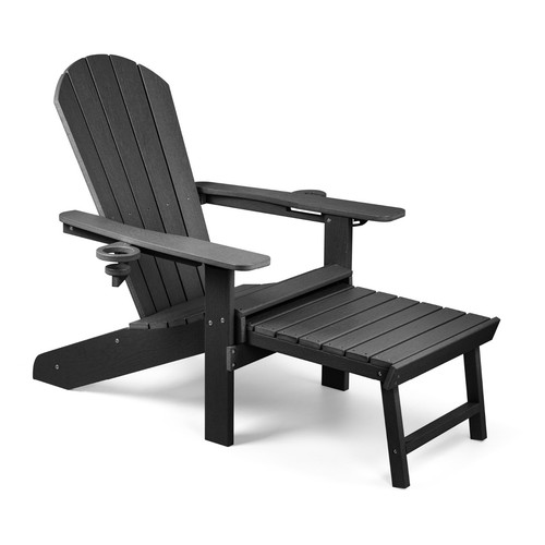 Black adirondack garden - adirondack,