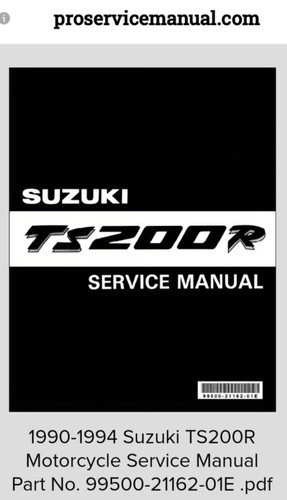 1990 1994 suzuki - 1990-1994, ts200r