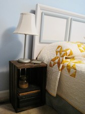 VINTAGE WOODEN FRENCH APPLE FRUIT CRATES RUSTIC  - IDEAL FOR BEDSIDE TABLES ***