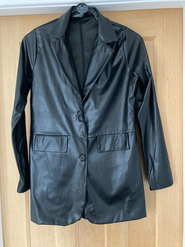 Faux leather coat - coat, jacket