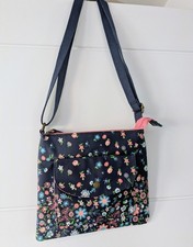 Fat Face Navy Floral Cross