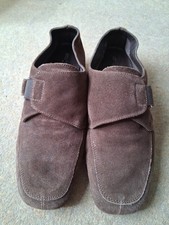 Footglove wide brown suede - wide,