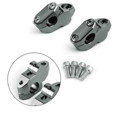 Billet Titanium 1" Rise 7/8" Bar Risers For Motorcycle ATV Motorbike Quad u9