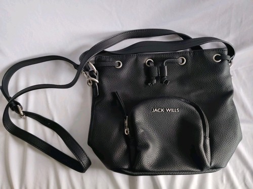 Jack wills black leather - jack,