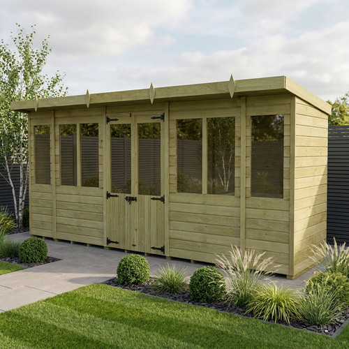 Pent summer house multiple - house,
