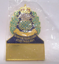 New Obsolete Dumfries And Galloway Constabulary Scotland Police Enamel Badge