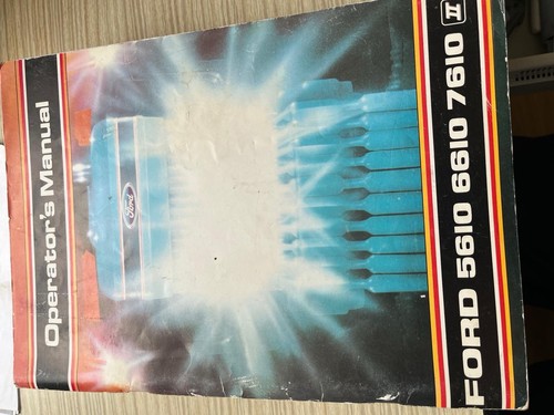 Ford tractor operators manual - ford,