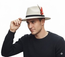 Men’s Trilby Fedora Hat with