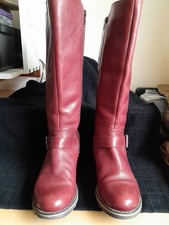 Moshulu Womens Tall Flat Boots Size Uk 6 Eu 39