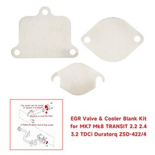 Egr valve cooler deleted kit - &,