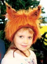 Red Squirrel Animal Fancy Dress Hat Girls Boys Children Carnival Costume Party