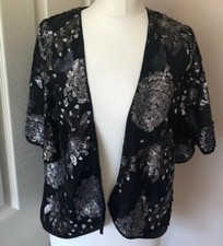 M & Co Sequinned Jacket Shrug