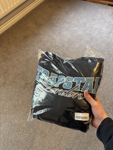 Trapstar drop out black hoodie - drop,