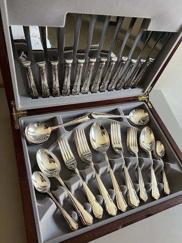 Silver plated canteen - silver,