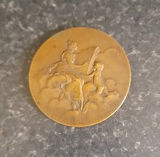 1900 French Bronze Medal Medallion Monnaie De Paris Daniel Dupuis