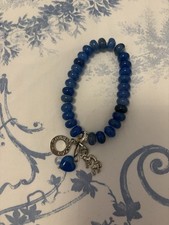 Charmology Blue Agate Beaded
