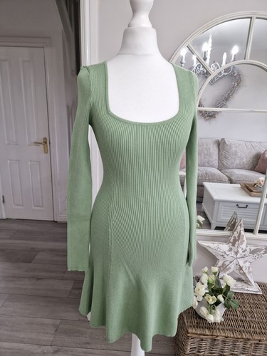 Zara sage green ribbed - sage,